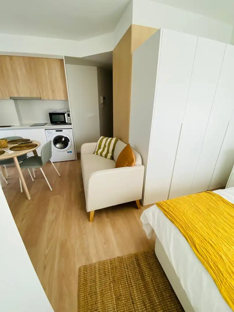 Wohnzimmer von Wohnung zur Miete in Murcia mit Klimaanlage, Heizung und Terrasse
