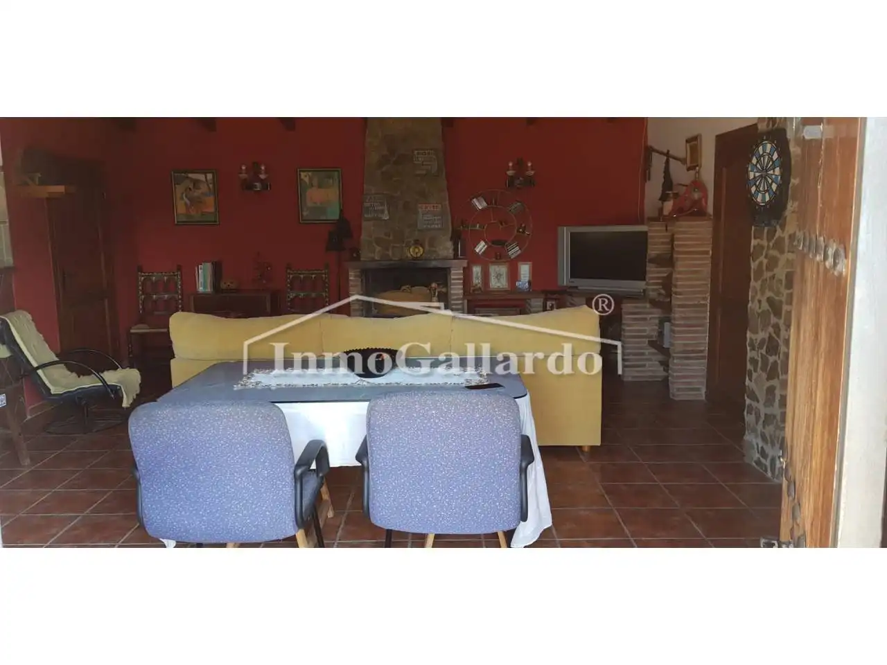 Sala d'estar de Finca rústica en venda en Málaga