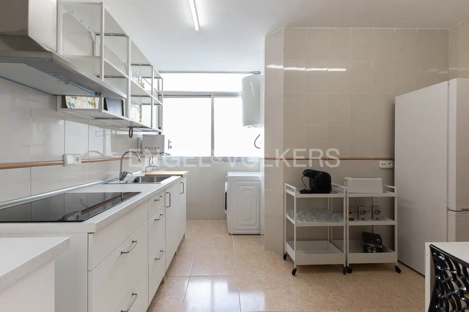 Kitchen of Flat for rent in Valencia  with Air Conditioner, Heating and Furnished
