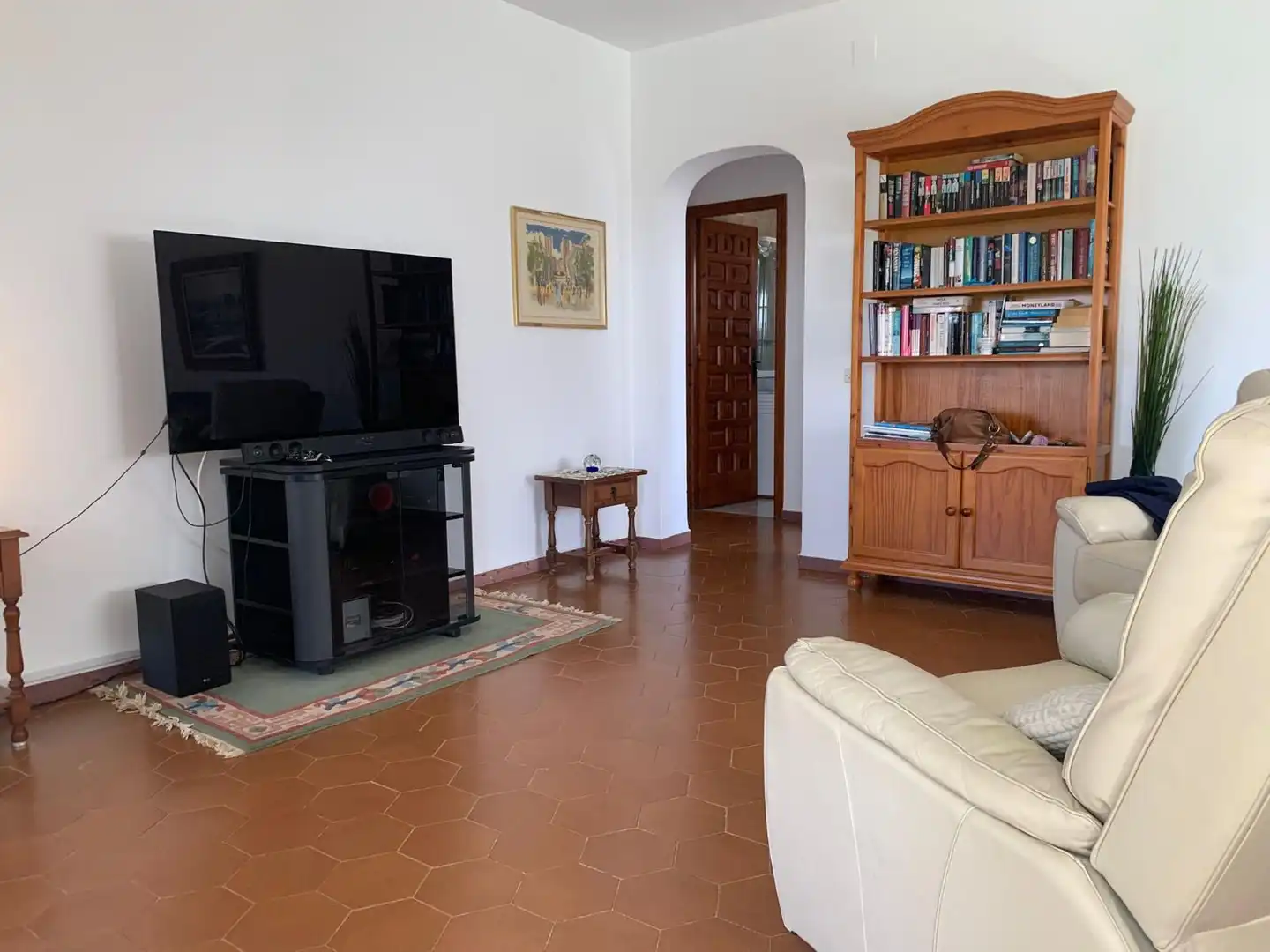 Sala de estar de Casa o chalet en venta en Mijas con Aire acondicionado, Jardín privado y Trastero