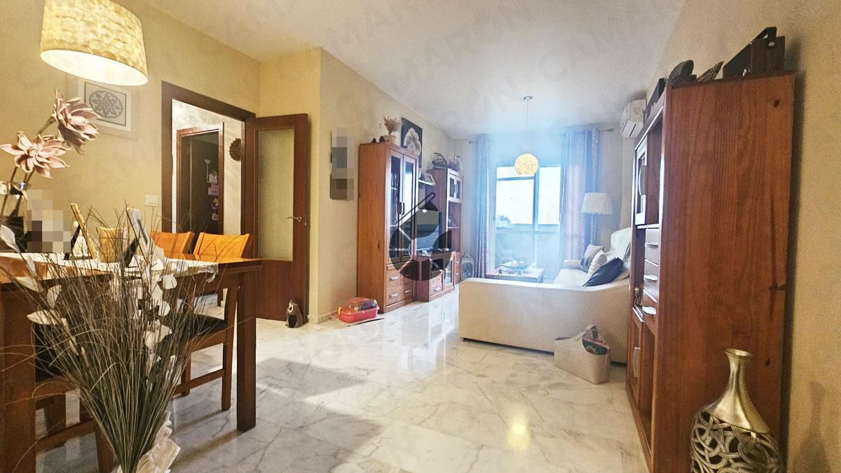 Living room of Flat for sale in Coria del Río  with Air Conditioner, Terrace and Swimming Pool