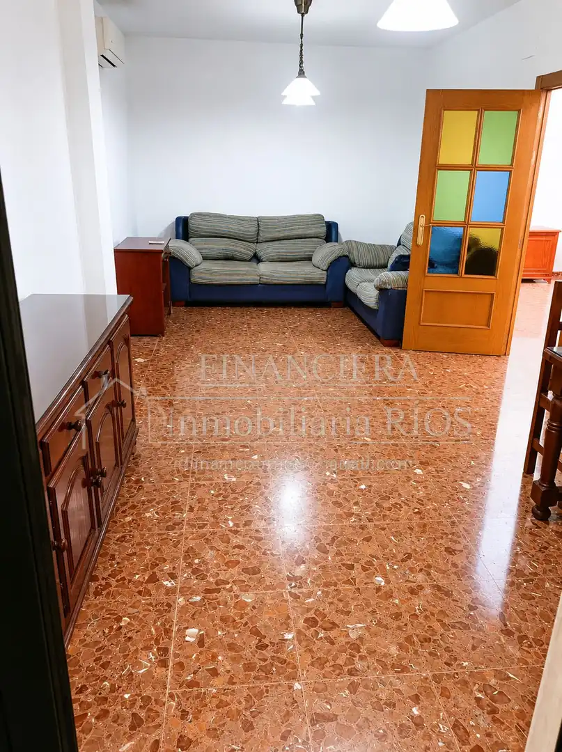Sala d'estar de Casa o xalet en venda en Alcalá de Guadaira amb Aire condicionat i Terrassa