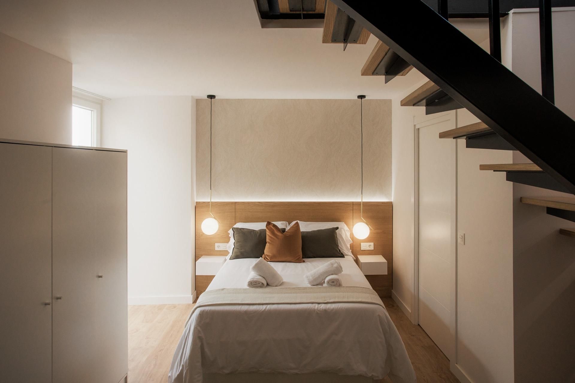 Bedroom of Study to rent in Badajoz Capital  with Air Conditioner and Balcony