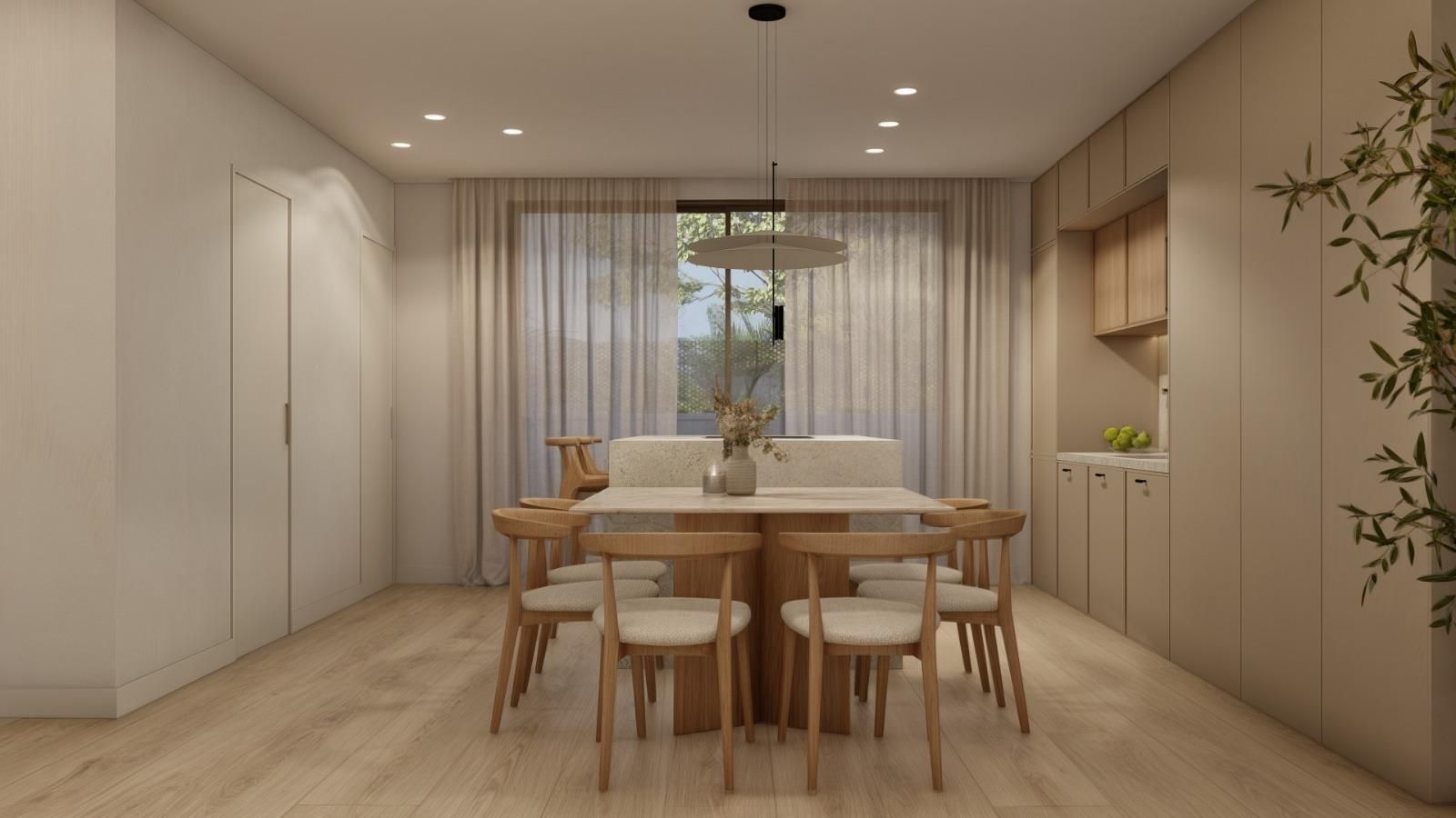 Dining room of House or chalet for sale in  Murcia Capital  with Air Conditioner, Private garden and Terrace
