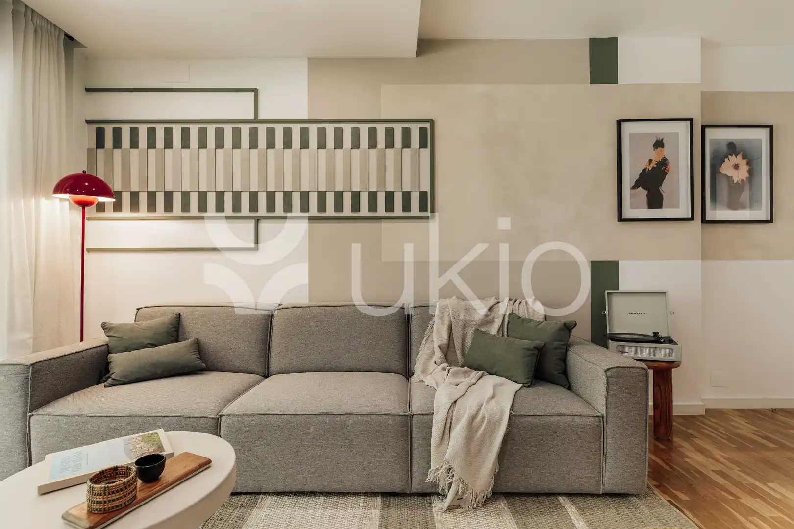 Sala d'estar de Apartament de lloguer en Barcelona amb Aire condicionat, Calefacció i Moblat