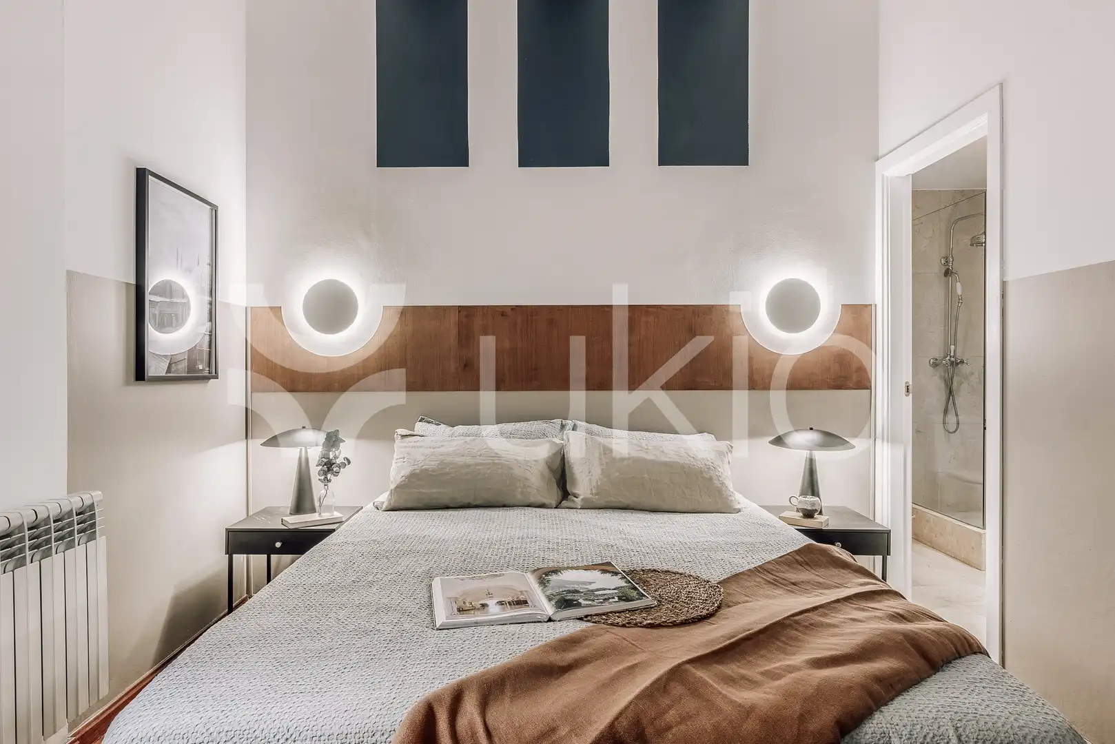 Habitación de Apartamento de alquiler en Madrid con Aire acondicionado, Calefacción y Amueblado