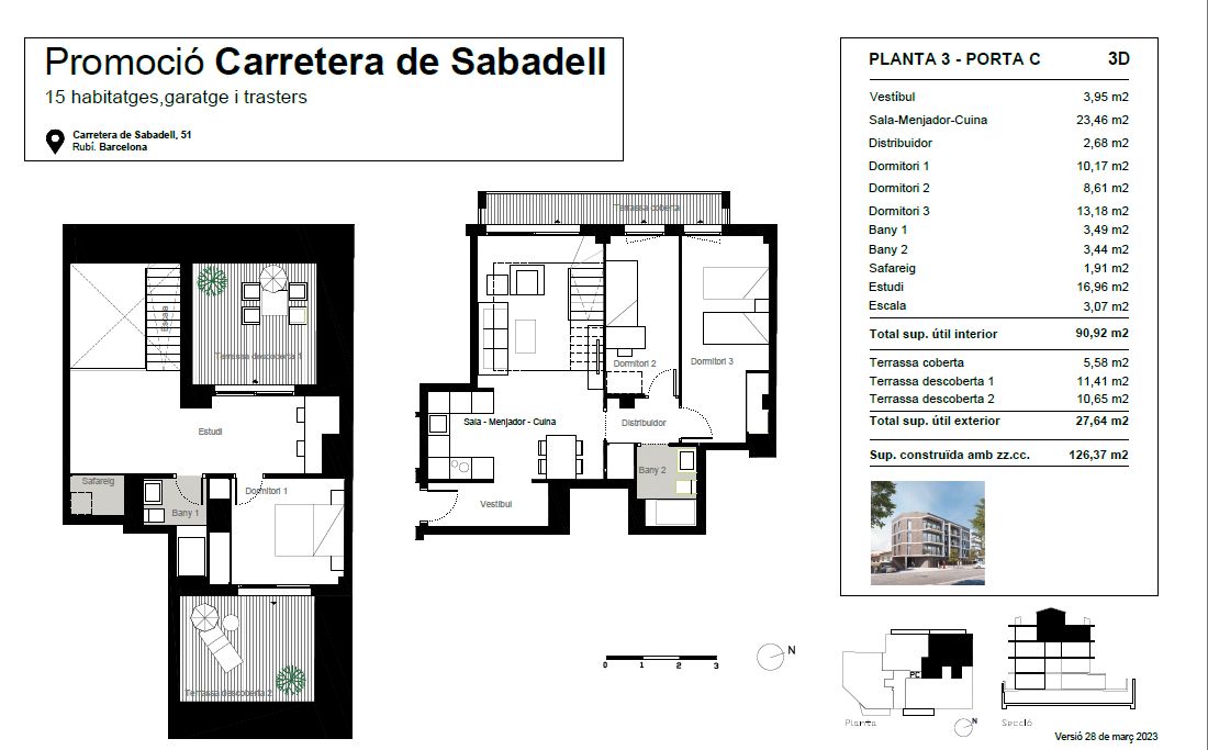 Dúplex en venda en Rubí amb Calefacció i Terrassa