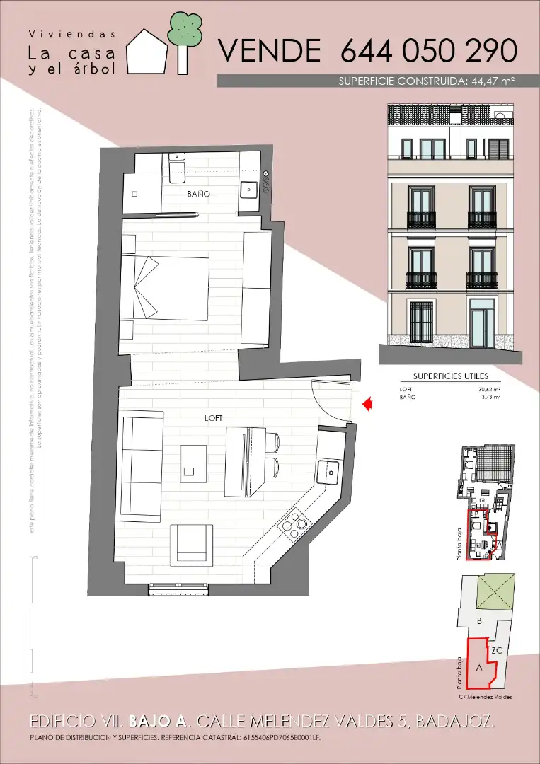 Appartement avec ascenseur à vendre à Meléndez Valdés 27