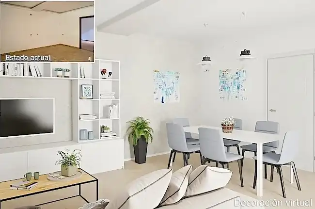 Sala de estar de Piso en venta en Murcia