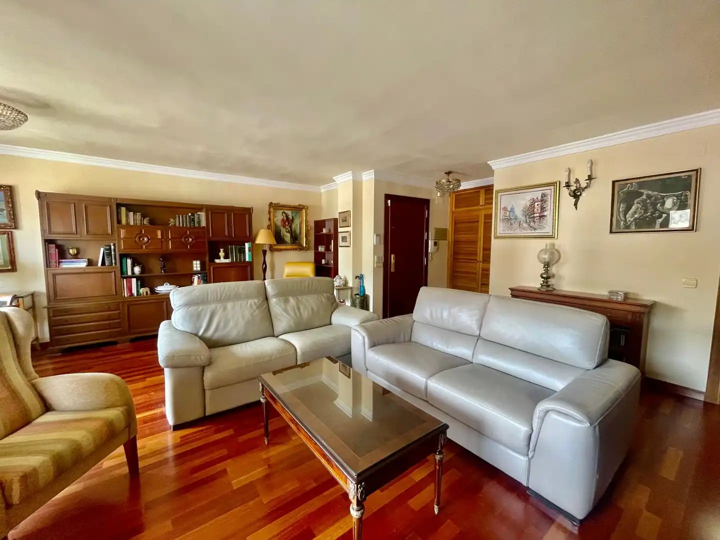 Sala de estar de Piso en venta en Málaga con Aire acondicionado y Terraza