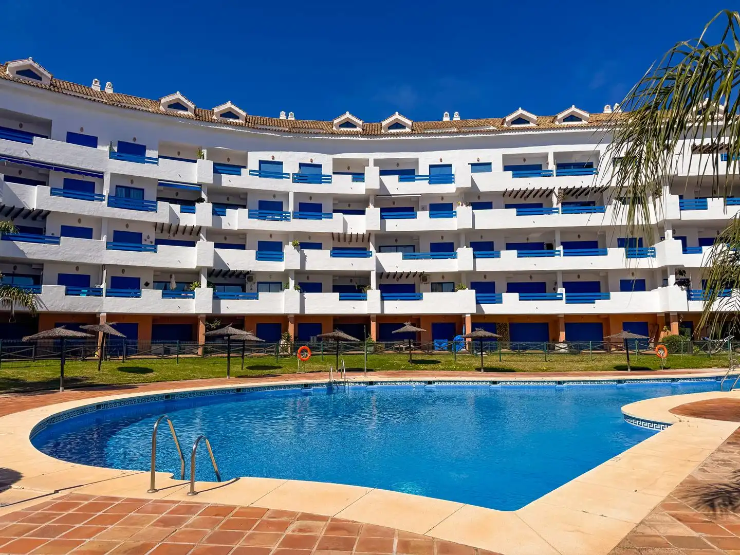 Exterior view of Apartments for sale in Manilva  with Air Conditioner, Heating and Terrace