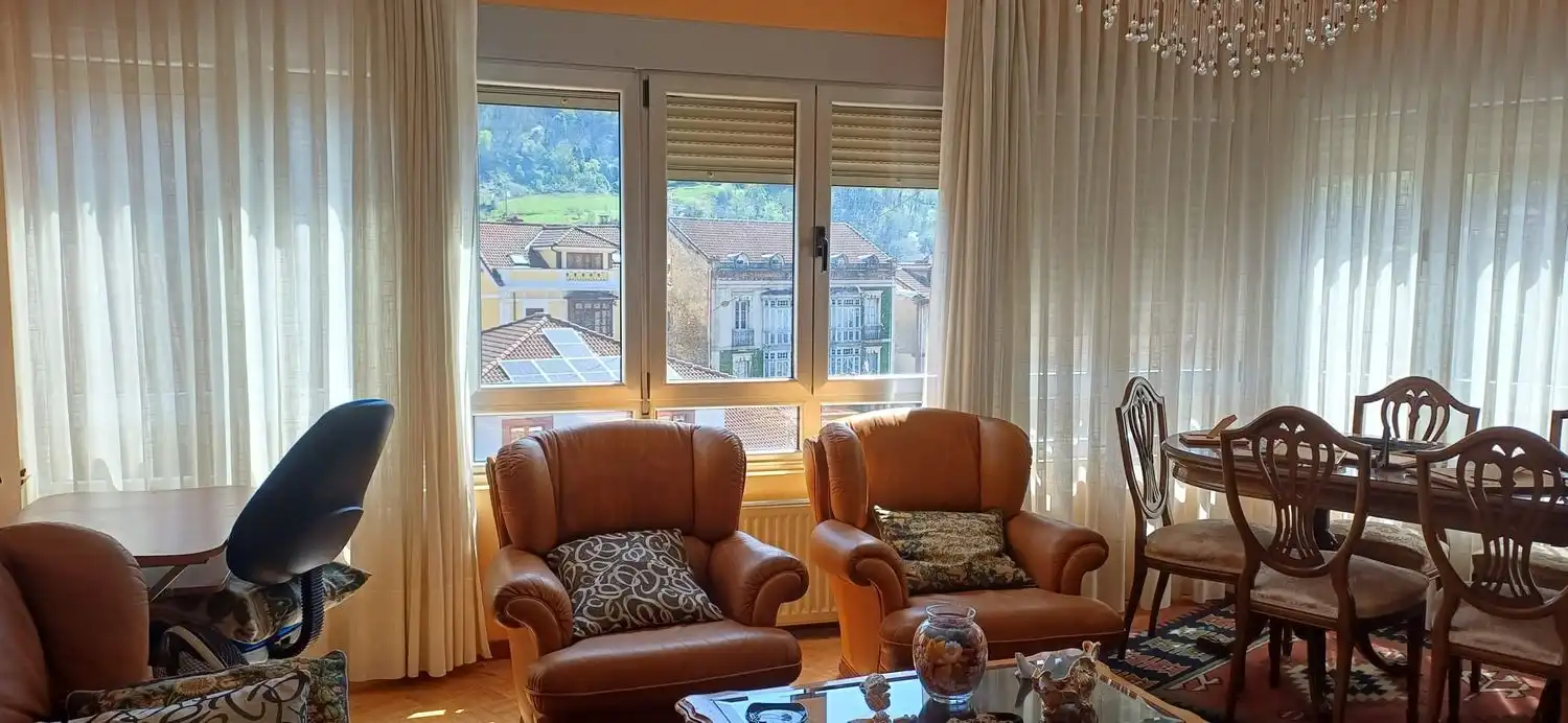 Living room of Flat for sale in Mieres (Asturias)  with Heating, Storage room and Swimming Pool