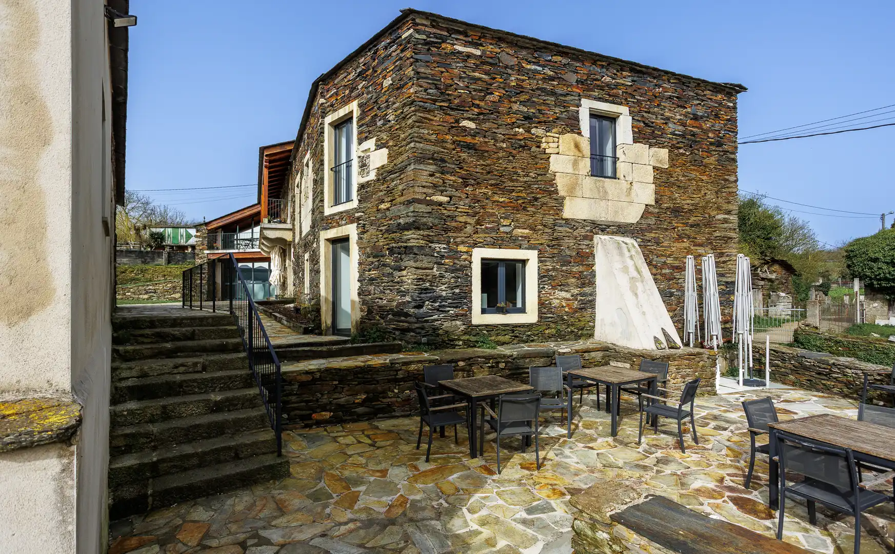 Exterior view of Commercial properties for sale in Friol  with Furnished