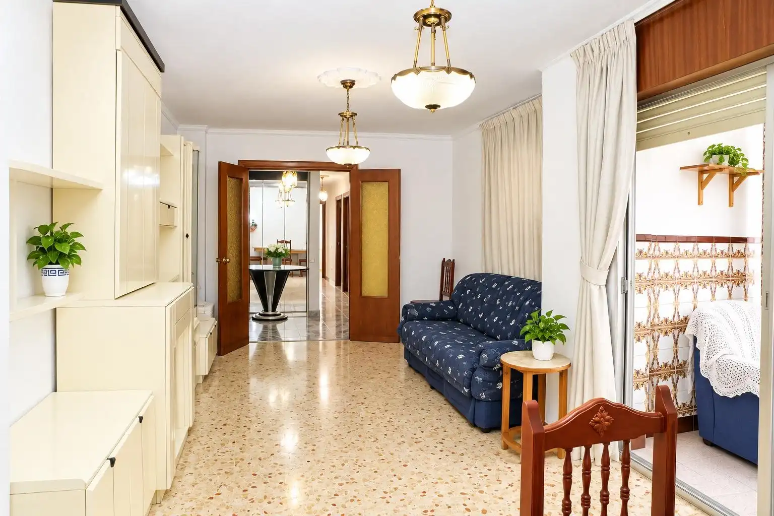 Sala d'estar de Pis en venda en San Luis
