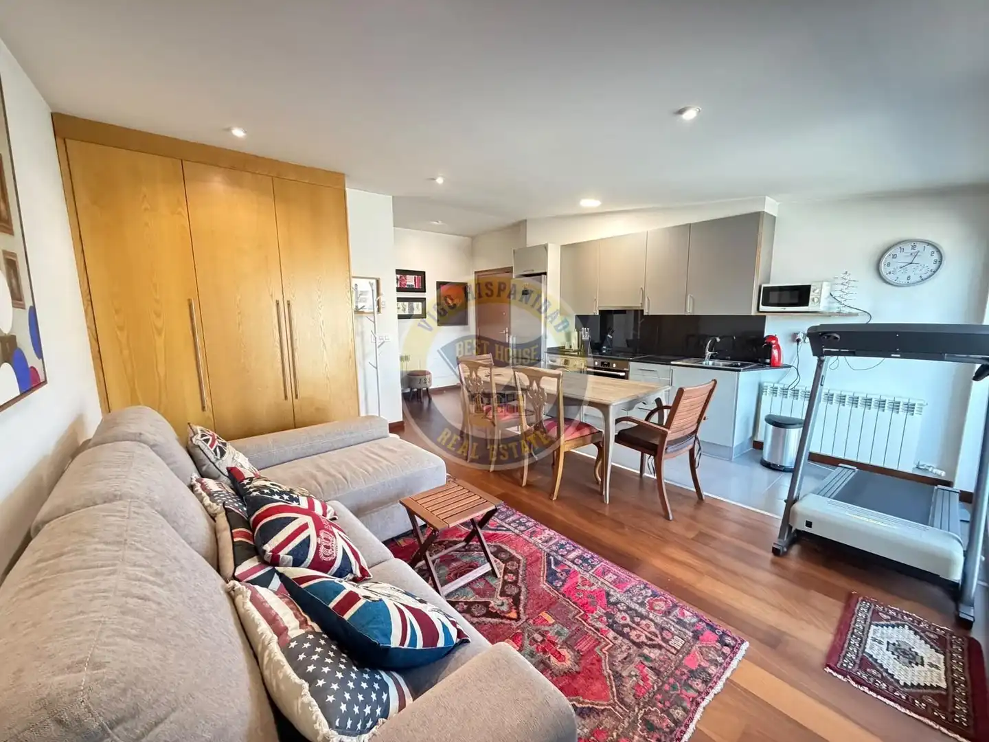Living room of Study for sale in Vigo   with Heating, Parquet flooring and Terrace