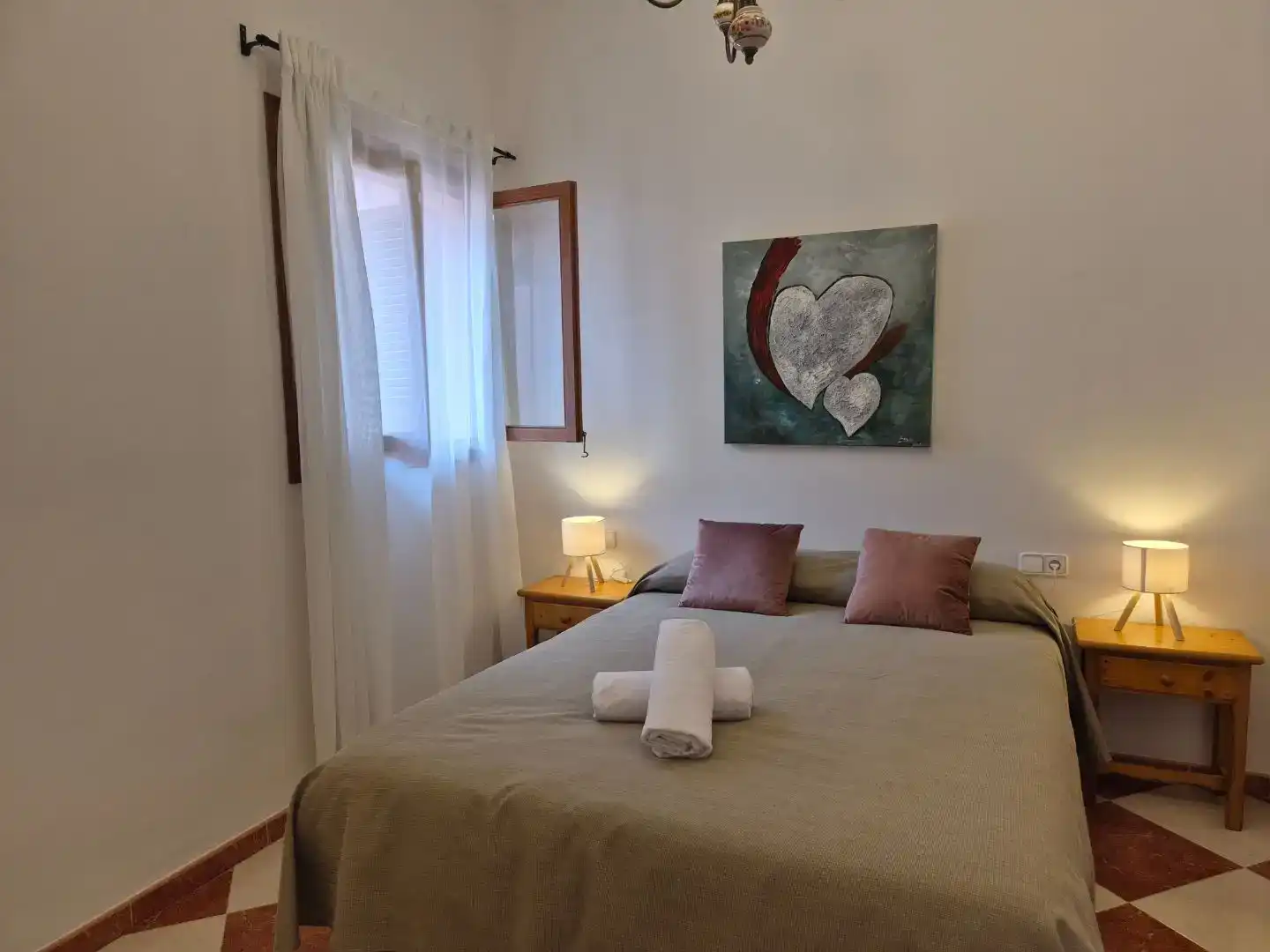 Dormitori de Casa adosada de lloguer en Ariany amb Aire condicionat, Jardí privat i Traster