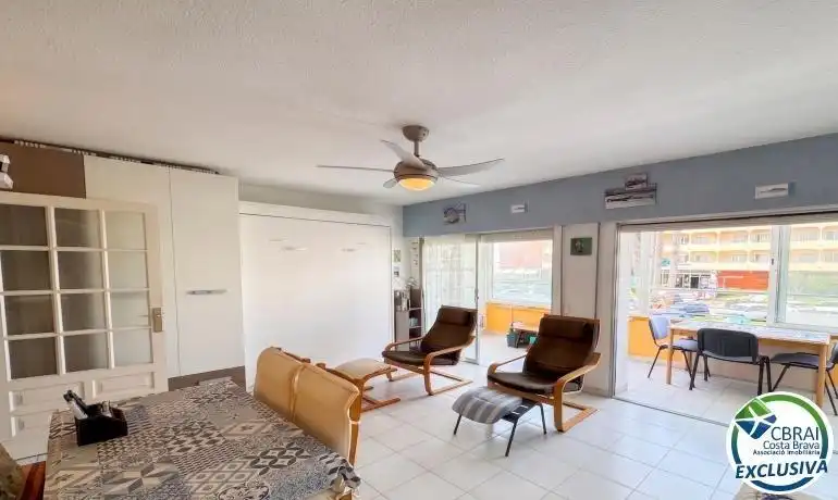 Living room of Study for sale in Roses  with Air Conditioner, Heating and Terrace