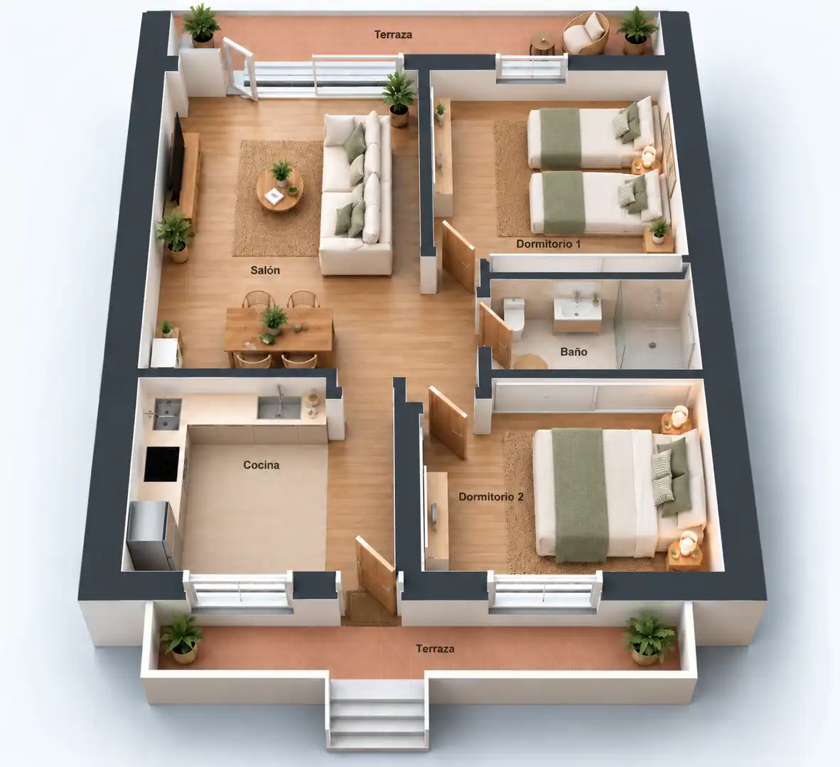Piso en venta en Ribamontán al Mar con Calefacción, Terraza y Trastero