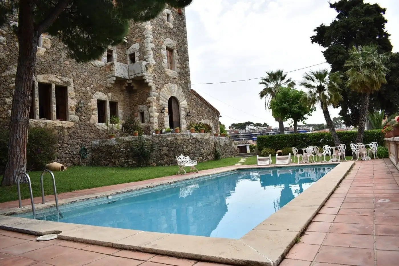Swimming pool of Country homes for sale in Castelldefels  with Heating, Storage room and Swimming Pool