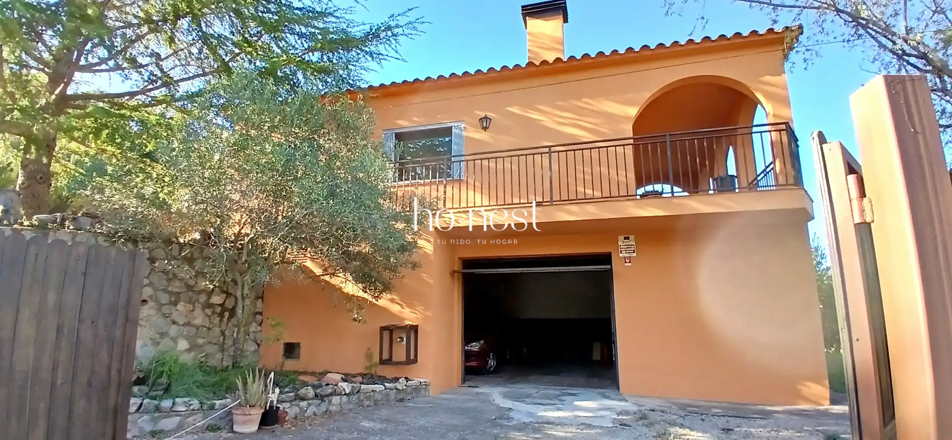 Vista exterior de Casa o xalet en venda en Pontons amb Calefacció, Jardí privat i Terrassa