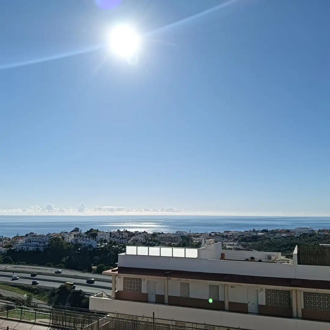 Exterior view of Flat for sale in Rincón de la Victoria  with Air Conditioner, Private garden and Terrace