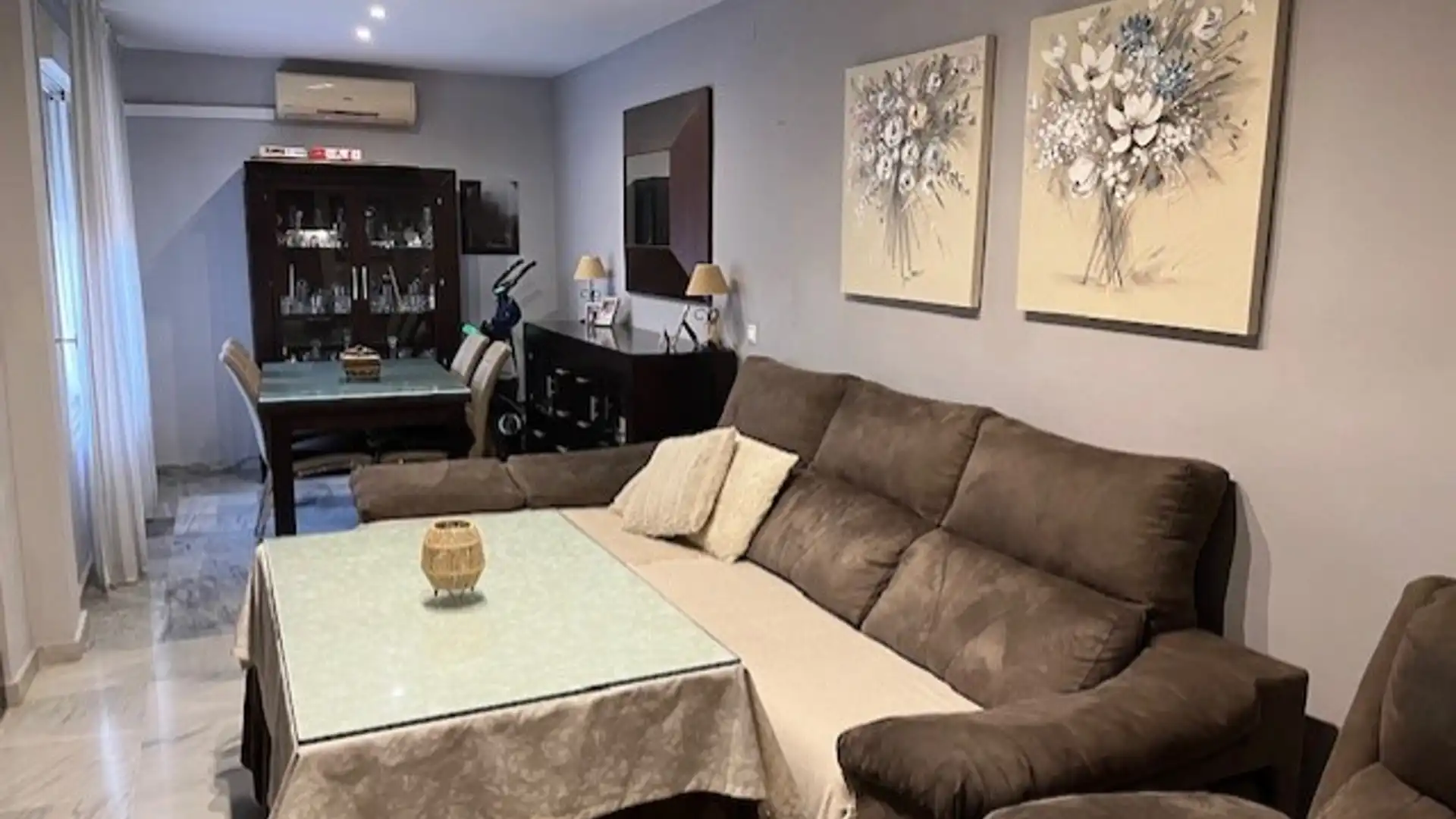 Living room of Single-family semi-detached for sale in Villafranca de Córdoba  with Air Conditioner, Heating and Terrace