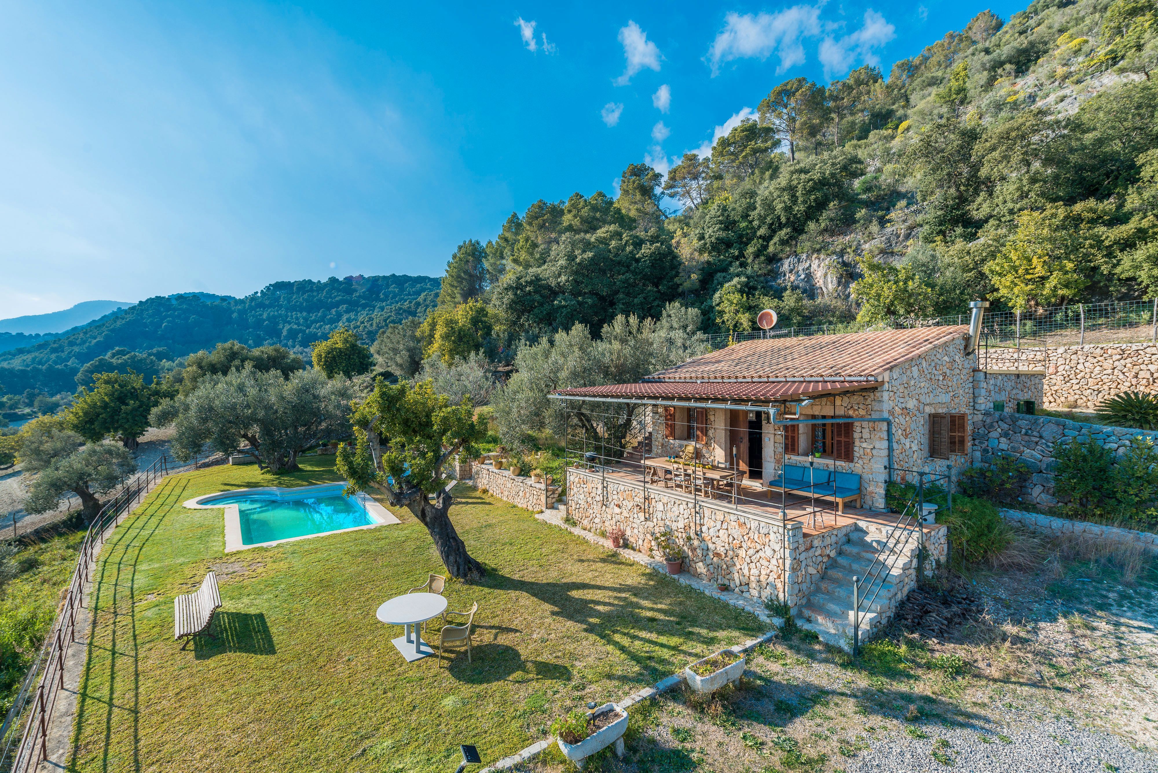 Garden of Country house for sale in Mancor de la Vall  with Private garden, Terrace and Swimming Pool