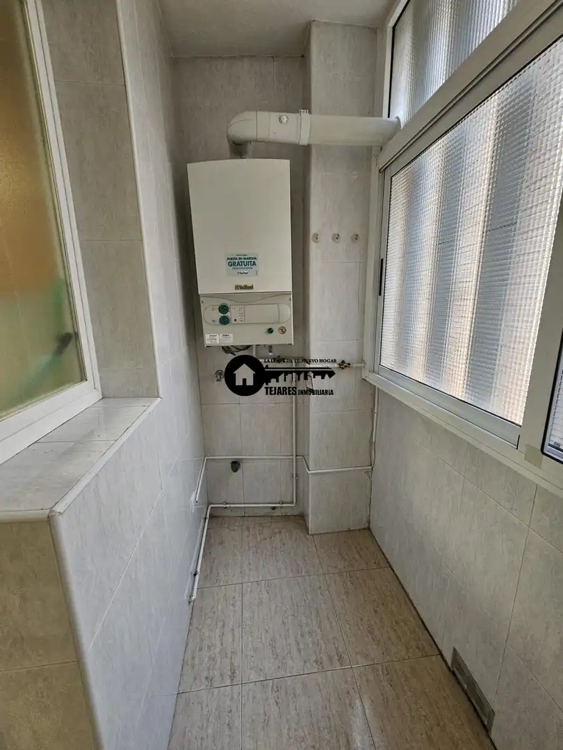 Terraza de Apartamento de alquiler en Albacete con Calefacción y Amueblado