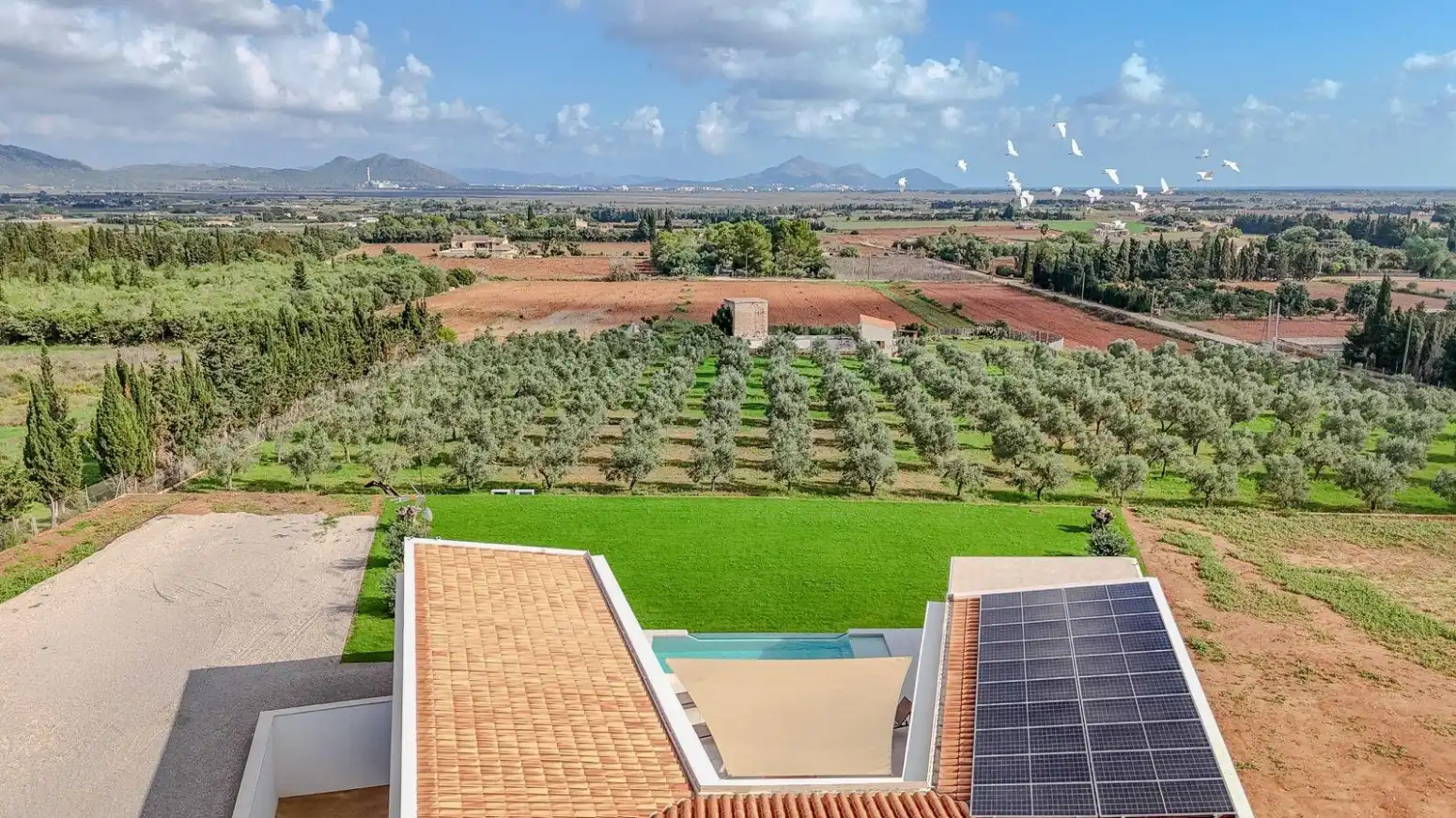 Jardí de Casa o xalet de lloguer en Muro amb Aire condicionat, Calefacció i Jardí privat