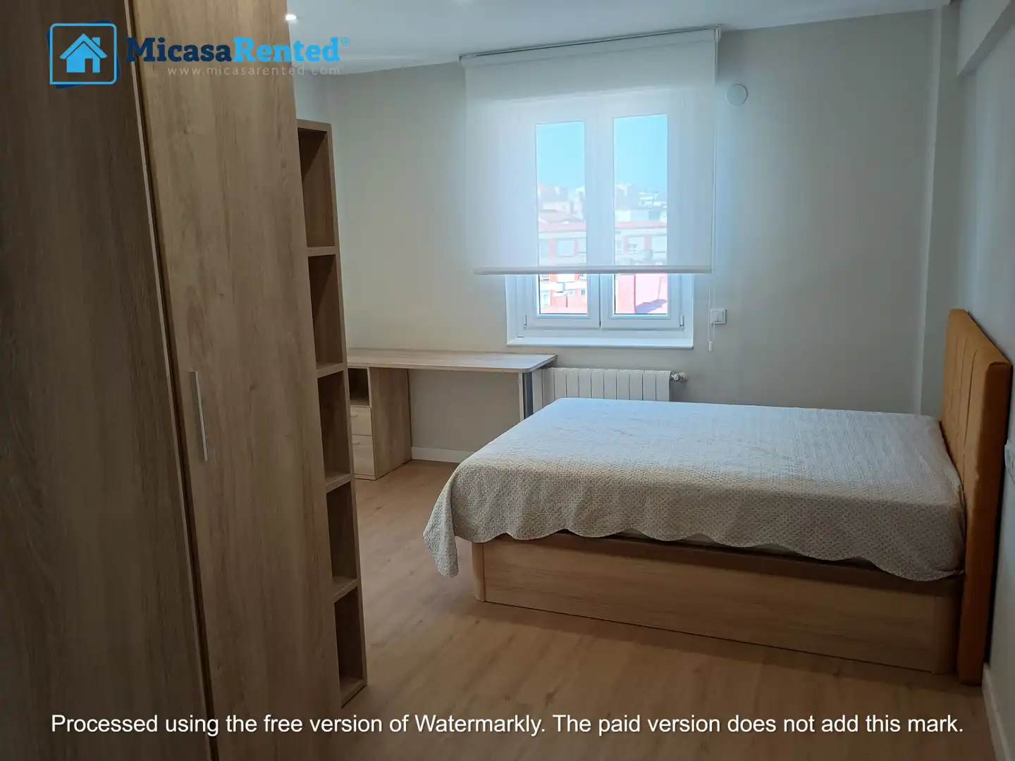 Schlafzimmer von Wohnung zur Miete in Santander mit Heizung, Möbliert und Ofen