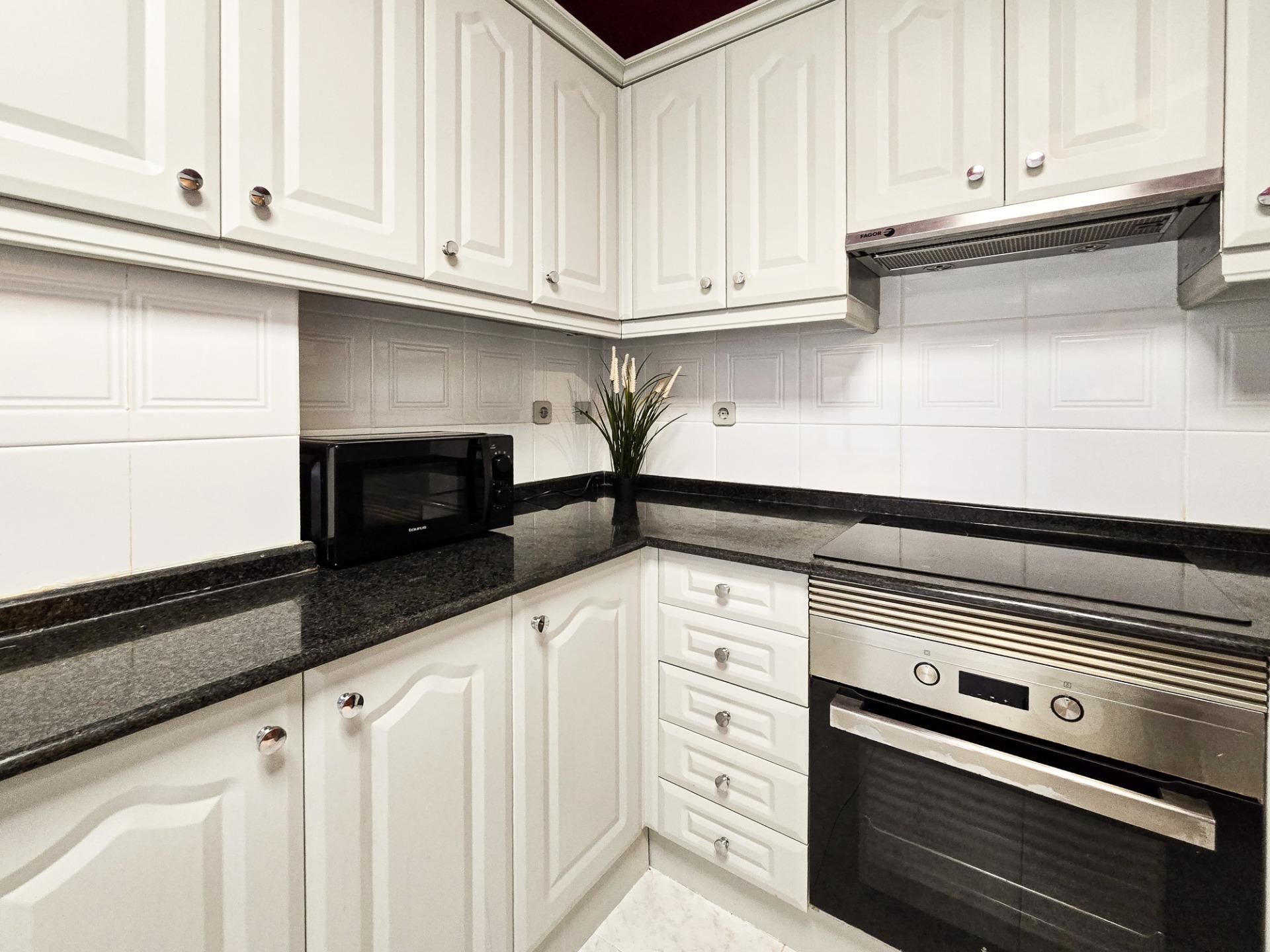 Kitchen of Flat for sale in A Coruña Capital   with Heating and Parquet flooring