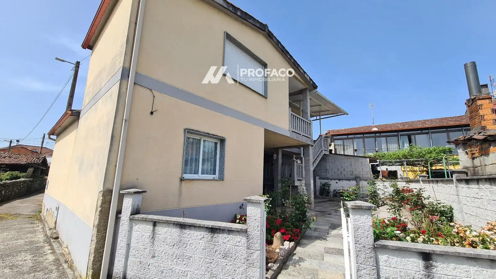 Vista exterior de Casa o chalet en venta en San Amaro con Amueblado
