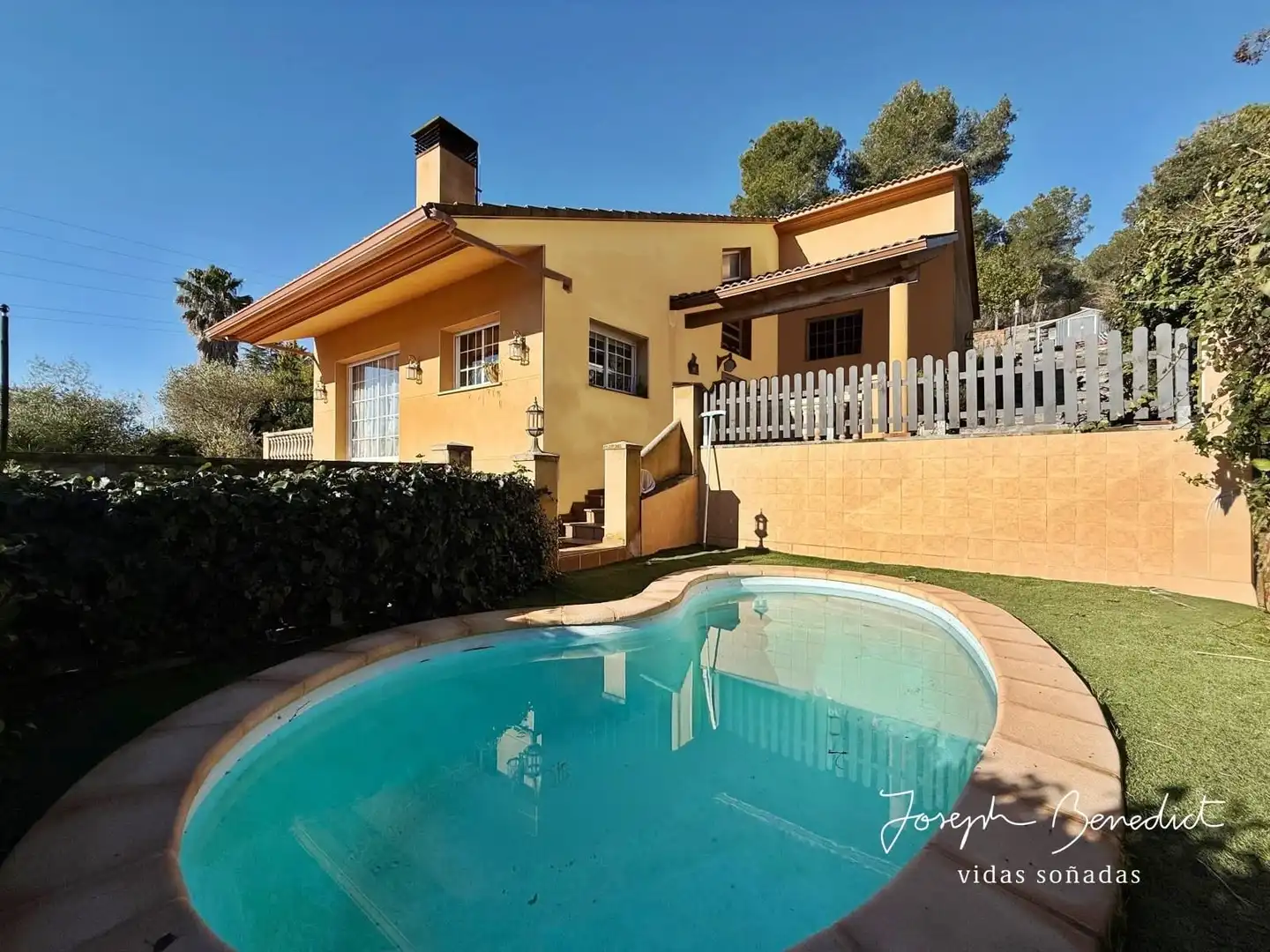Exterior view of Houses for sale in Begues  with Air Conditioner, Heating and Private garden