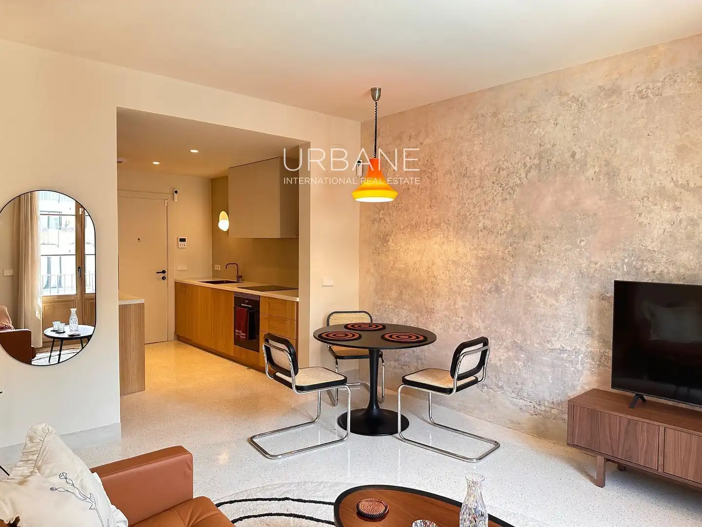 Außenansicht von Wohnung zur Miete in Barcelona mit Klimaanlage, Heizung und Terrasse