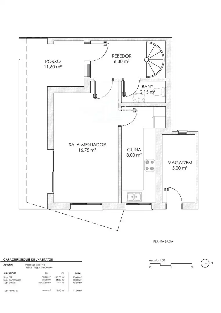 Casa bifamiliare con giardino in vendita a Xile, imagen 34