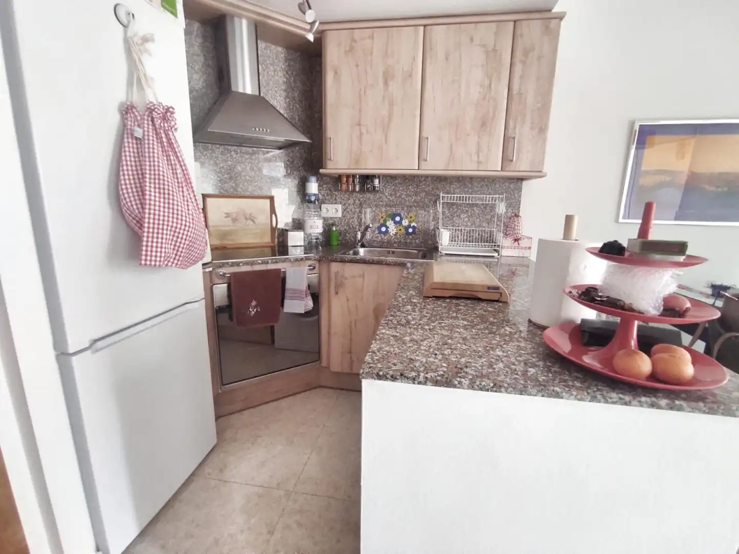 Cocina de Apartamento en venta en Lloret de Mar con Calefacción y Jardín privado
