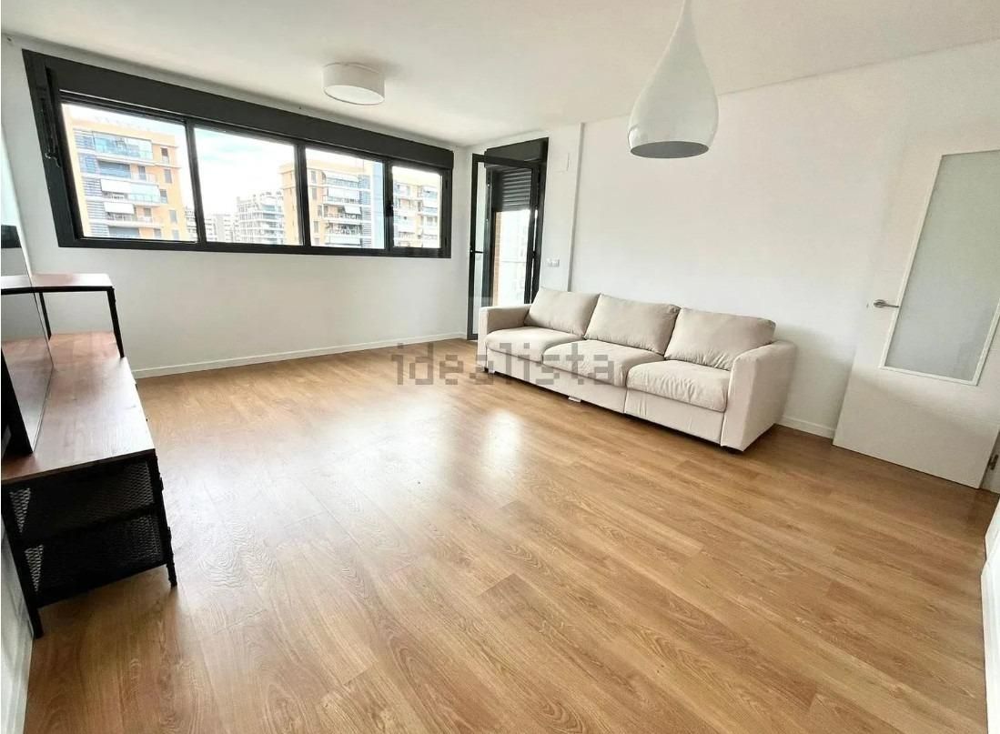 Living room of Flat to rent in Alicante / Alacant  with Air Conditioner, Heating and Private garden