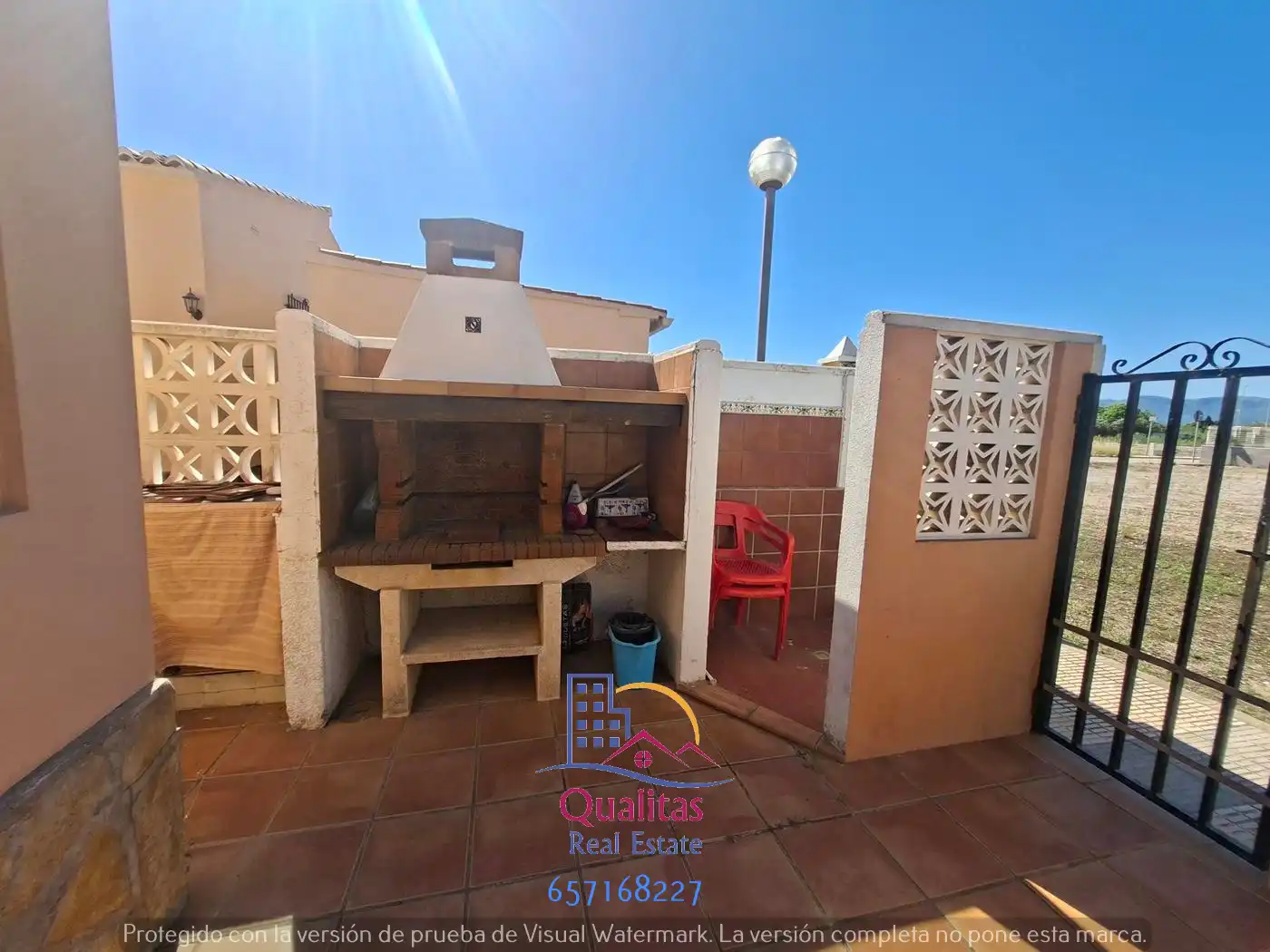 Terraza de Casa o chalet de alquiler en Oliva con Aire acondicionado, Jardín privado y Terraza