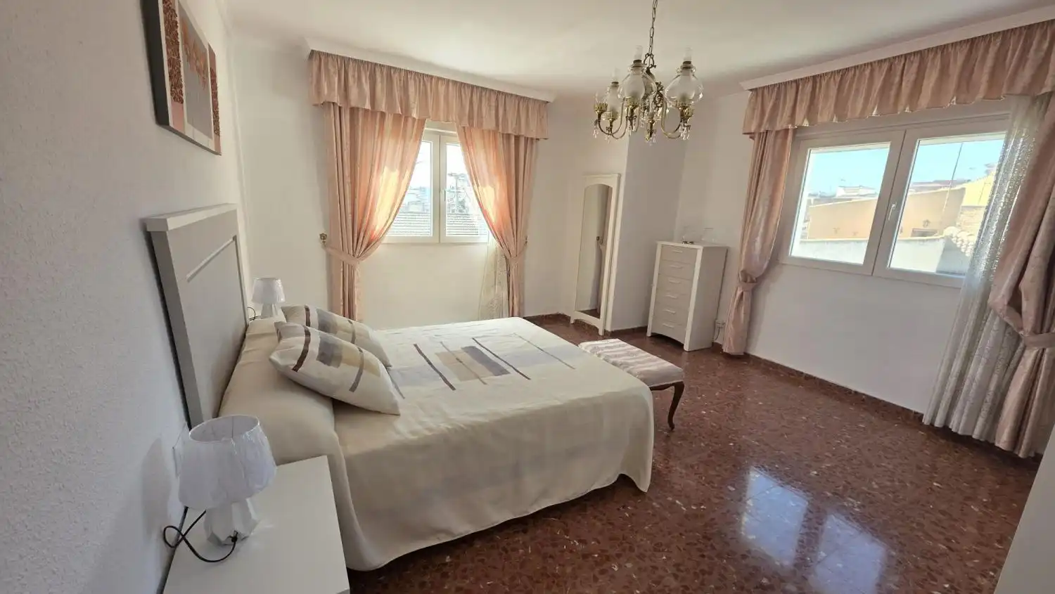 Bedroom of Flat for rent in Las Gabias  with Terrace and Furnished