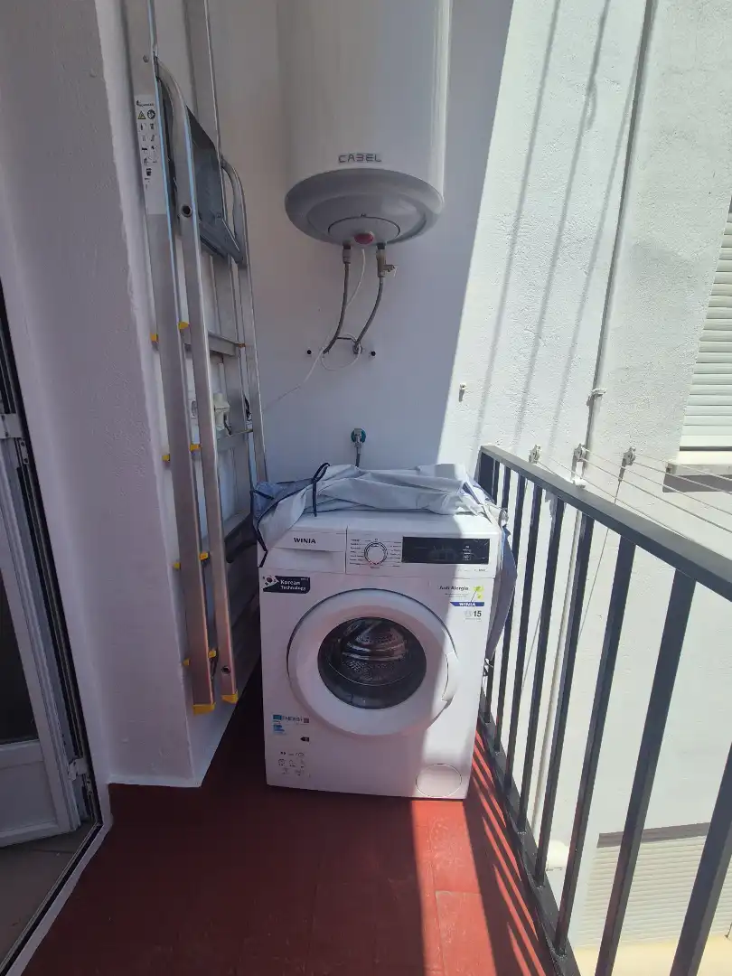 Terraza de Apartamento de alquiler en Badajoz con Amueblado, Horno y Lavadora