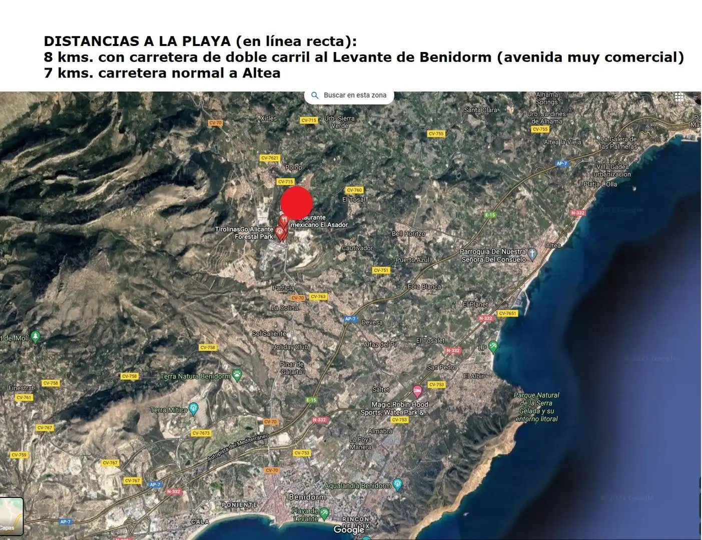 Wohnbaugrundstück zum Verkauf in La Nucia Pueblo, imagen 4
