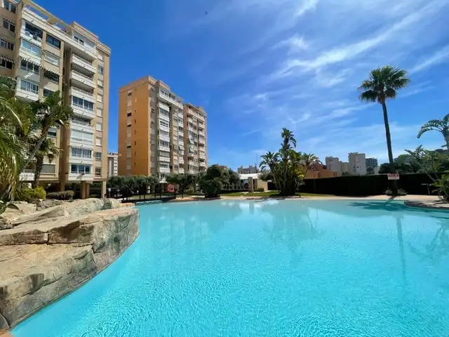 Schwimmbecken von Wohnung zur Miete in Alicante / Alacant mit Klimaanlage, Heizung und Möbliert