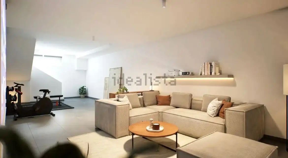 Sala de estar de Casa adosada en venta en Santa Pola con Aire acondicionado, Calefacción y Jardín privado