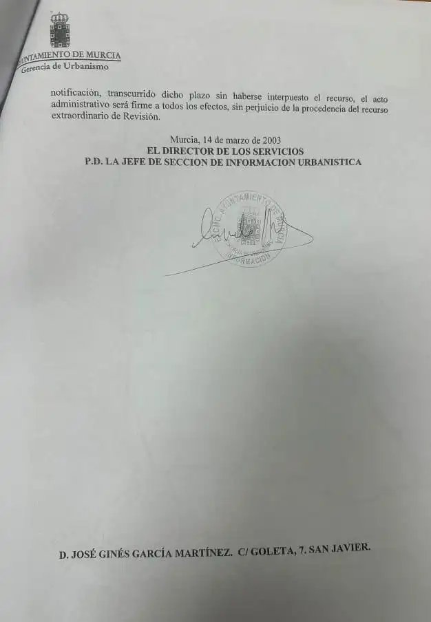 Terreno industrial en venta en Murcia