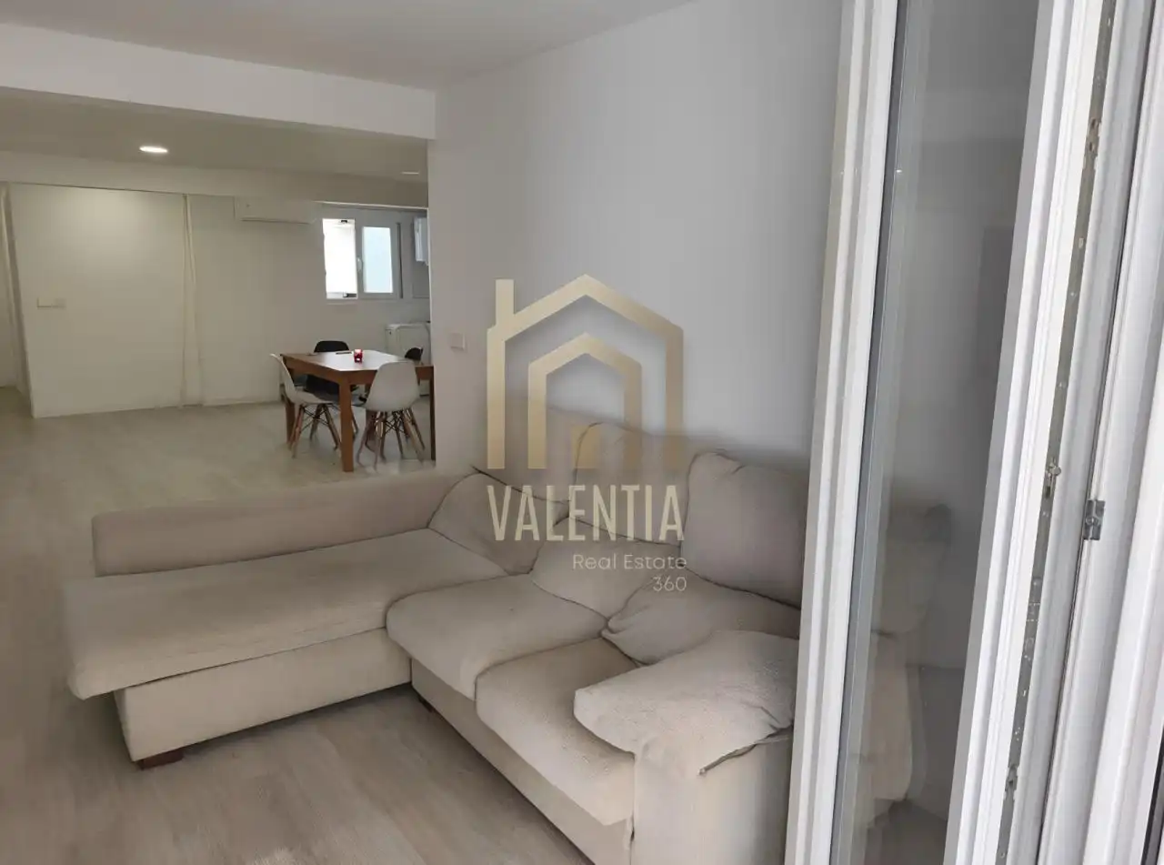Sala de estar de Piso de alquiler en Valencia con Calefacción, Amueblado y Balcón