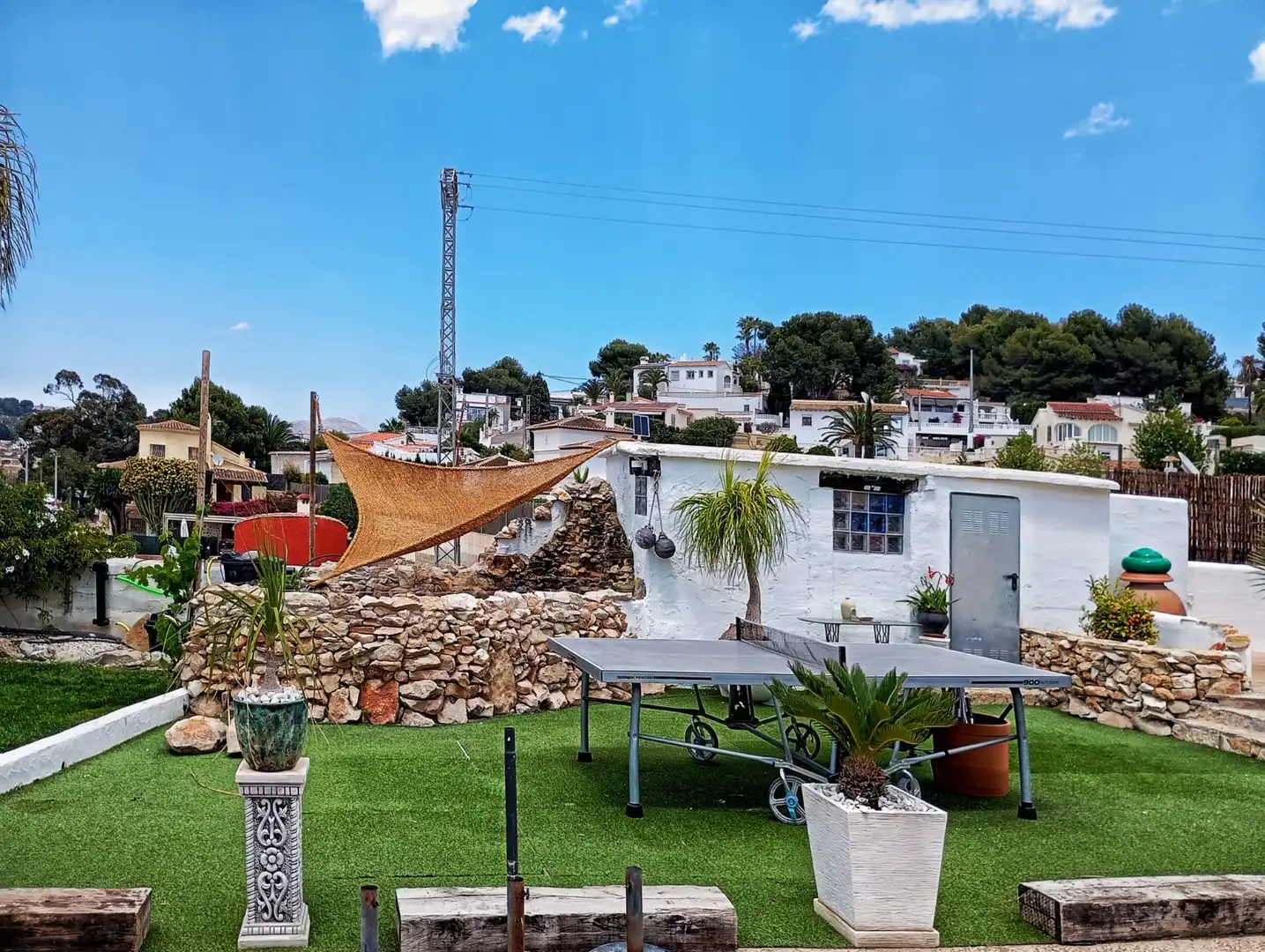 Terraza de Casa o chalet de alquiler en Moraira con Aire acondicionado, Calefacción y Jardín privado
