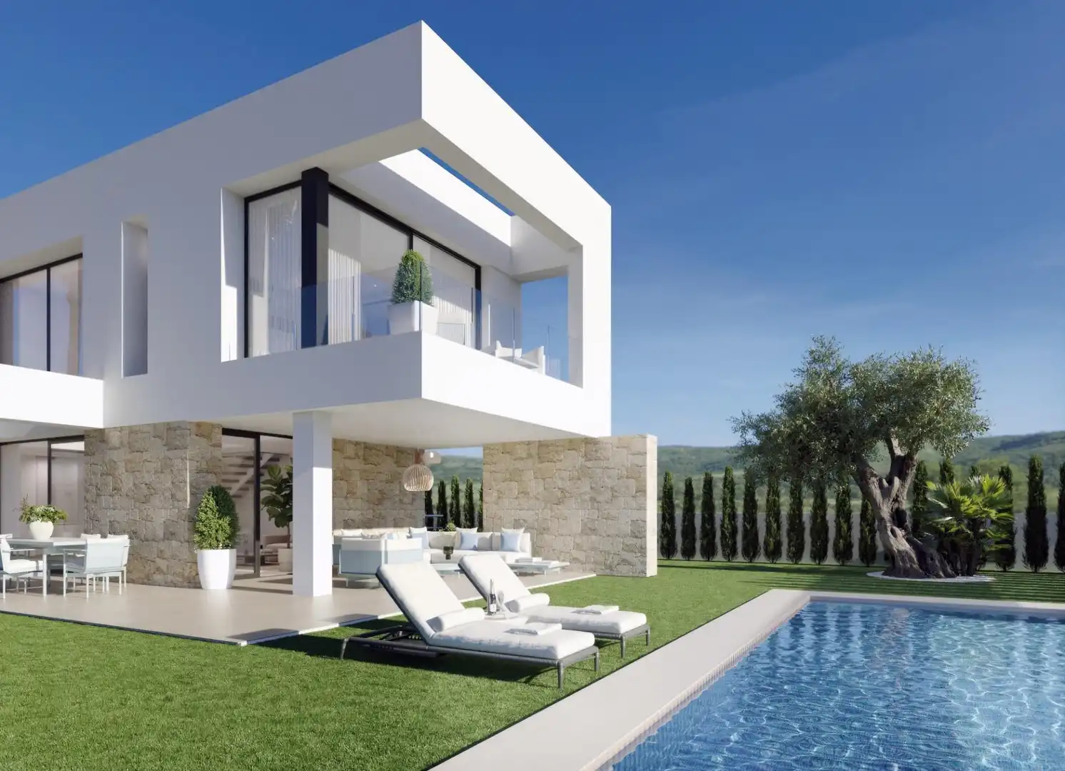 Detached house with pool for sale in Golf Bahía