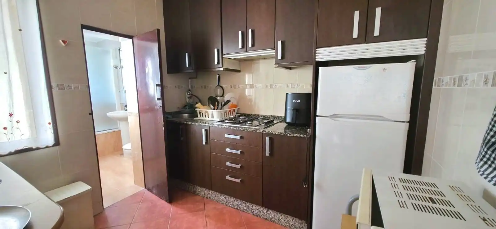 Cocina de Piso en venta en Narón con Calefacción, Terraza y Amueblado
