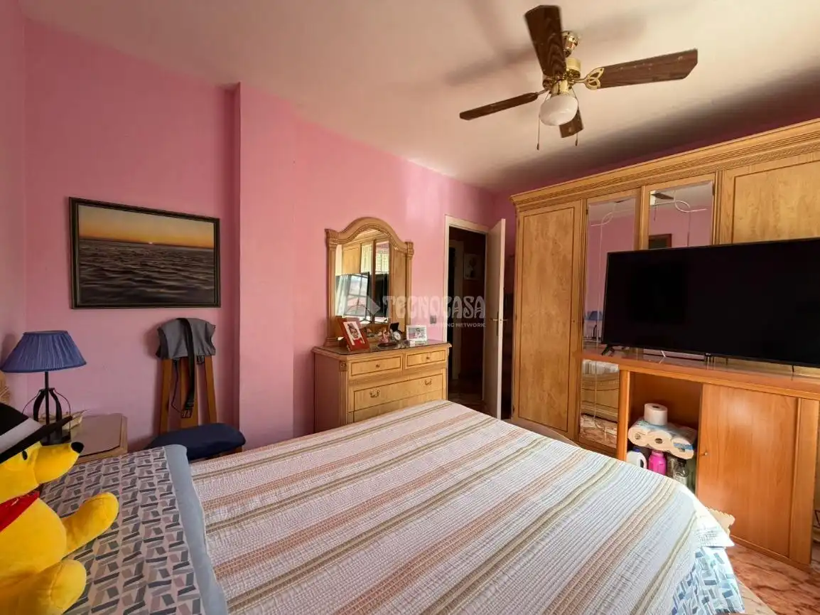 Schlafzimmer von Wohnung zum Verkauf in Málaga mit Heizung, Terrasse und Möbliert