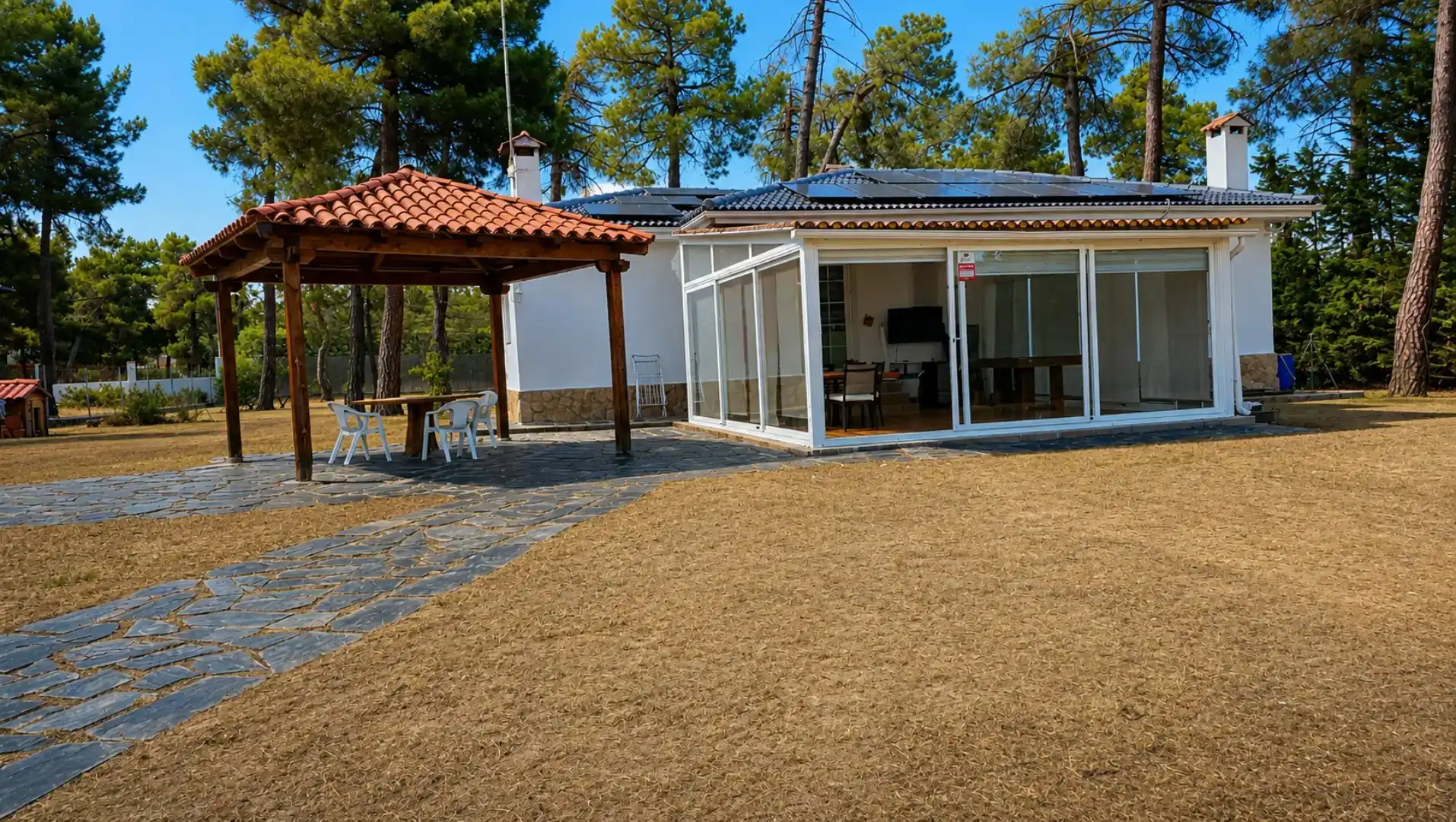 Terrassa de Casa o xalet en venda en Marugán, Segovia
